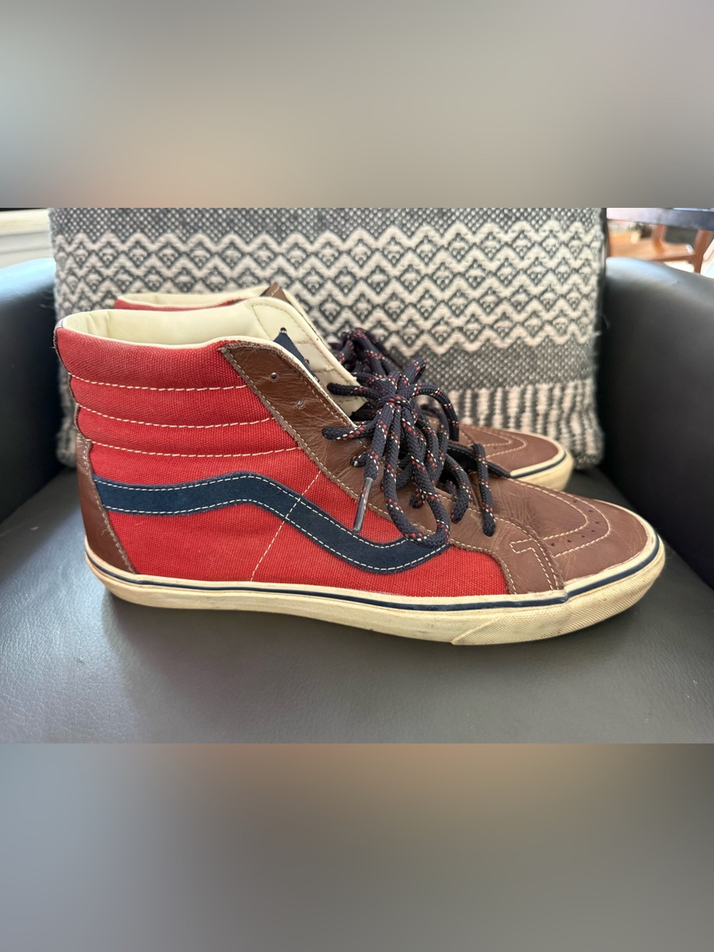 Vans sk8-hi reissue - cappucino - preloved by a collector